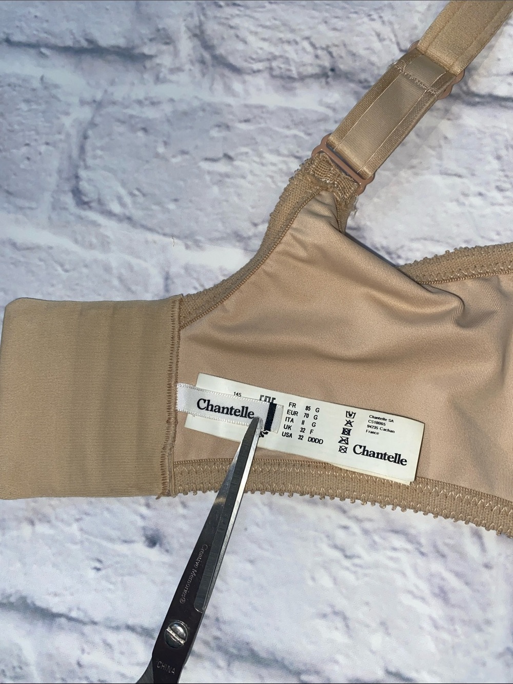 Chantelle C Magnifique Seamless Unlined Minimizer Bra Nude Sand 32DDDD #18910 - Picture 9 of 11